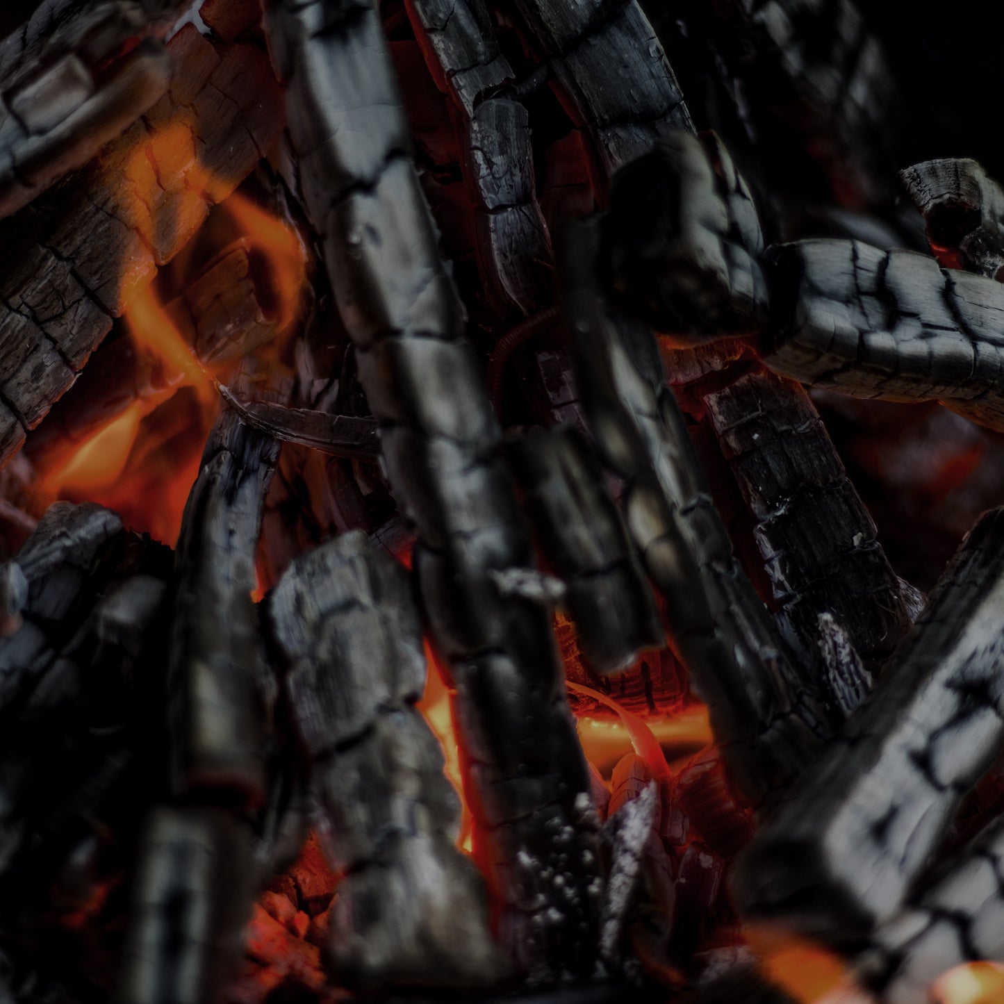 Charcoal Embers | concrete candle