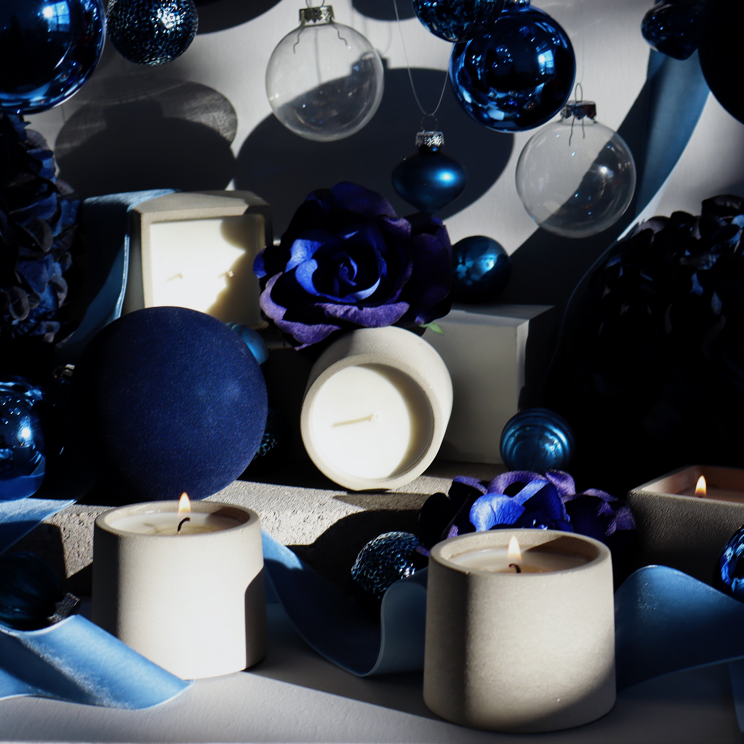 Trim the Tree | concrete candle