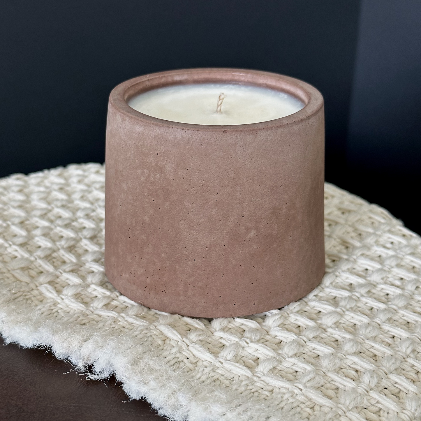 Lemon Sorbet | concrete candle