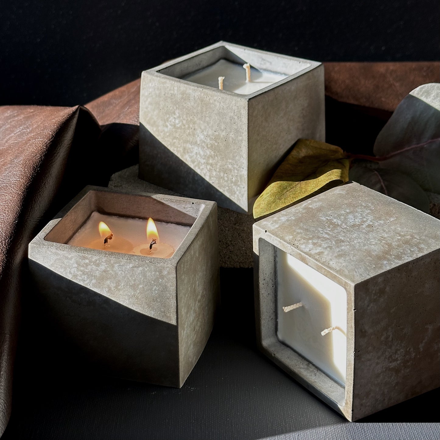 Autumn Air | concrete candle