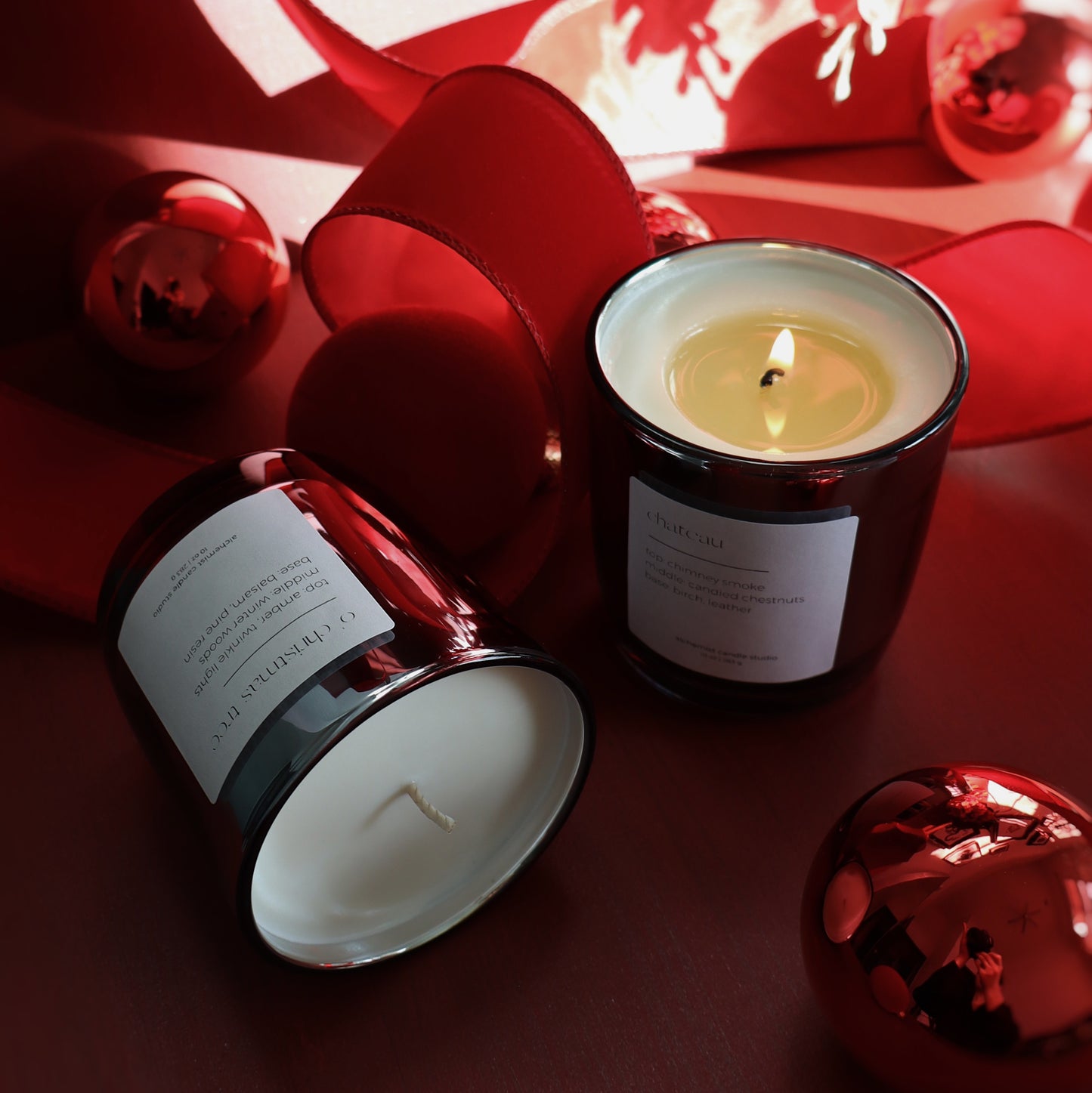 Saint Nicholas | metallic glass candle