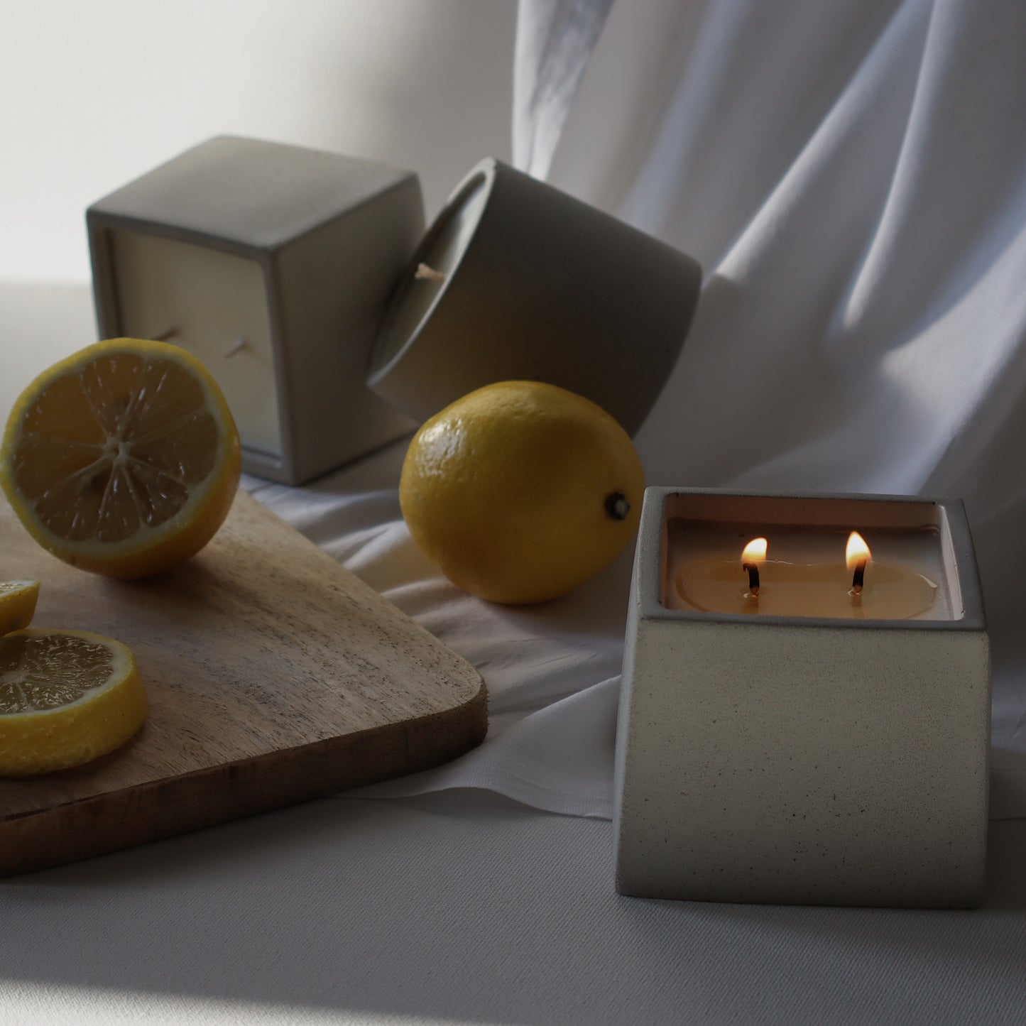 Sunday's Best | concrete candle