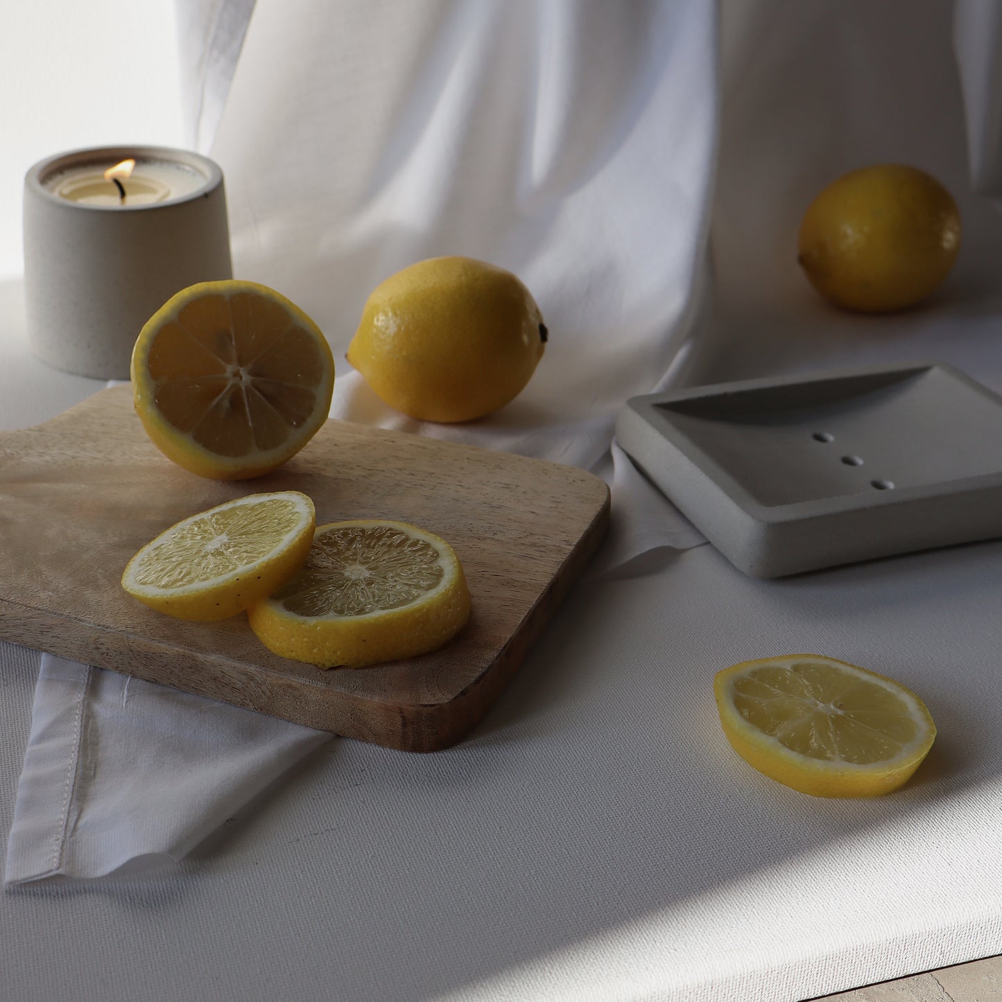 Sunday's Best | concrete candle