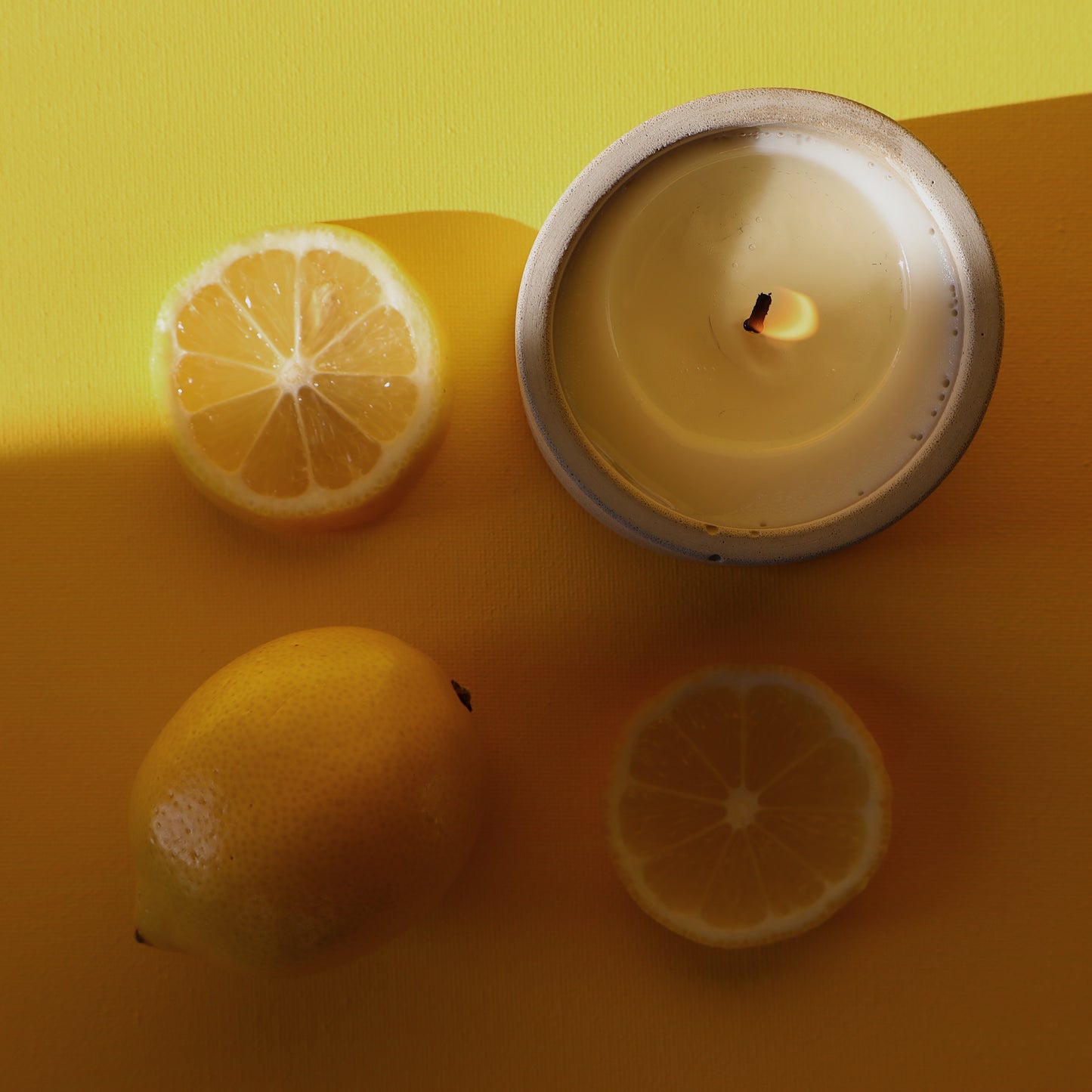 Lemon Grove | concrete candle