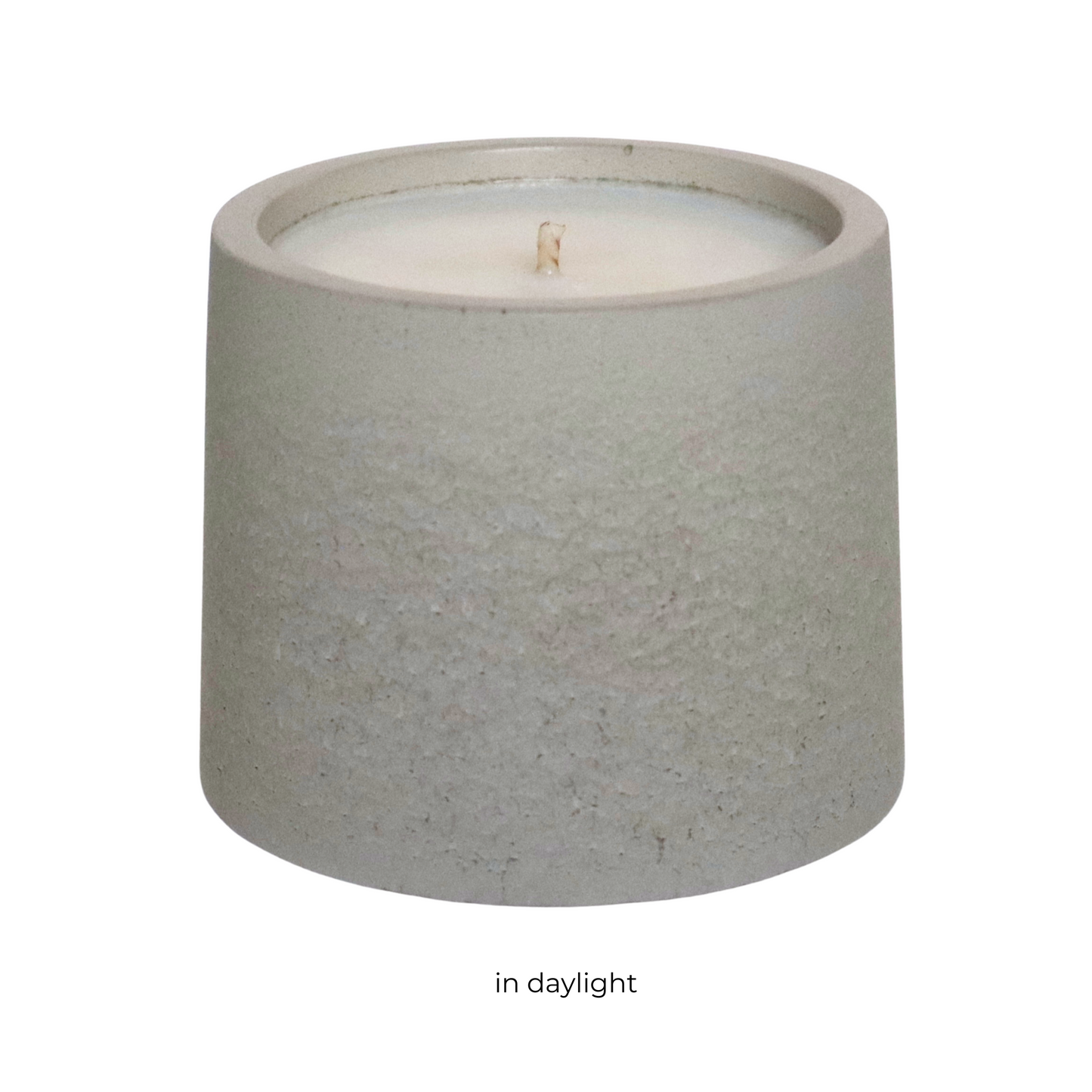 Ectoplasm | glow-in-the-dark concrete candle