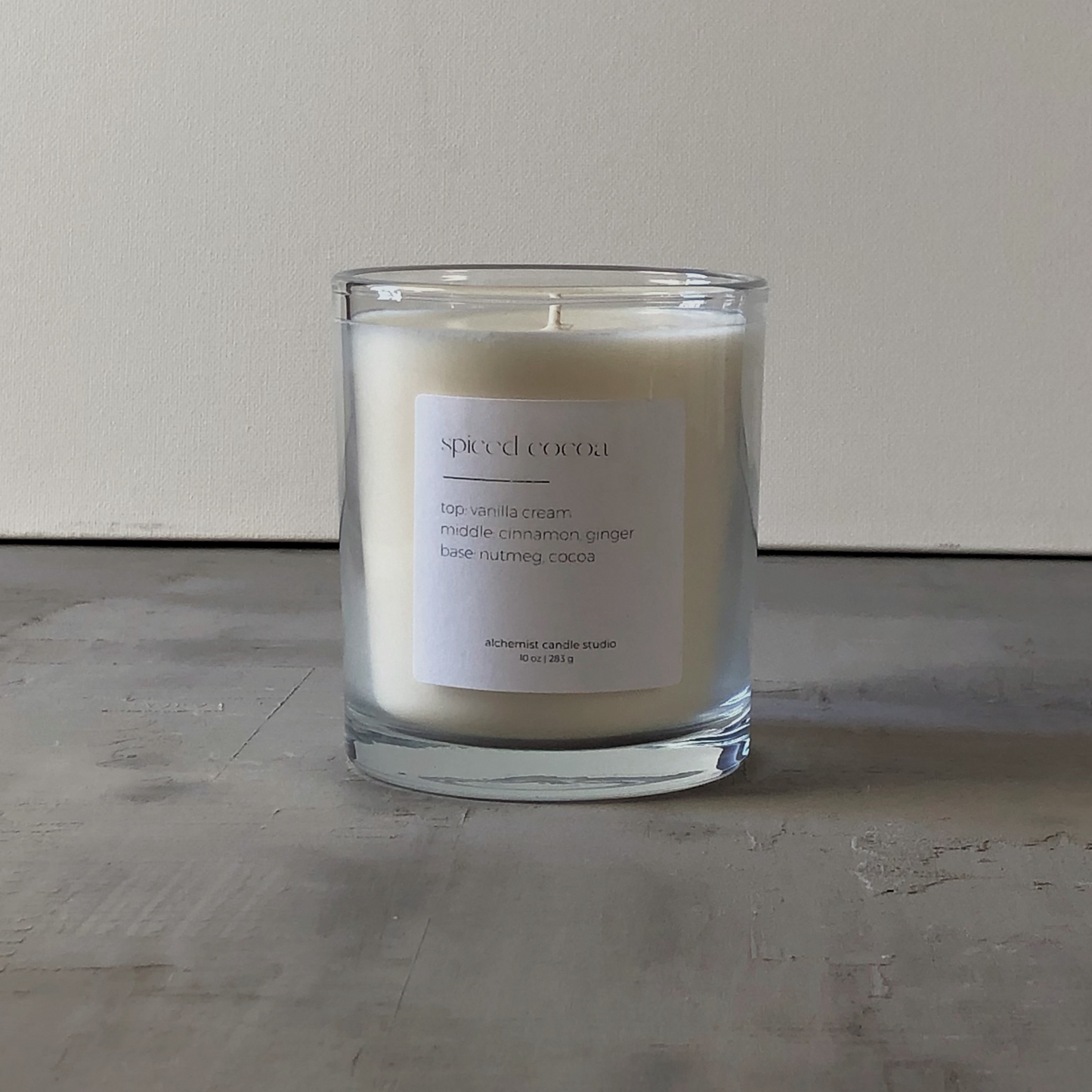 Spiced Cocoa | glass candle