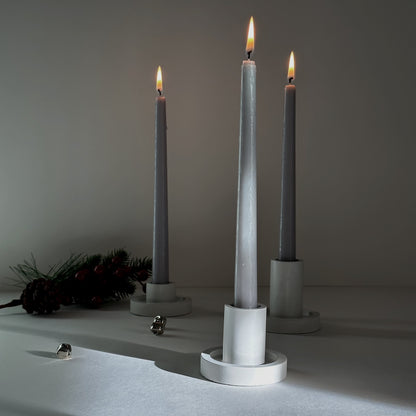 Set of Concrete Candle Holders