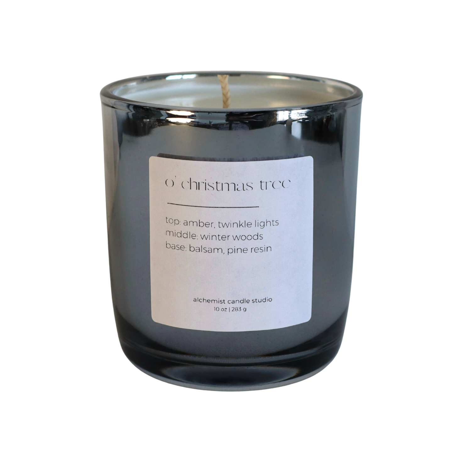 O' Christmas Tree | metallic glass candle