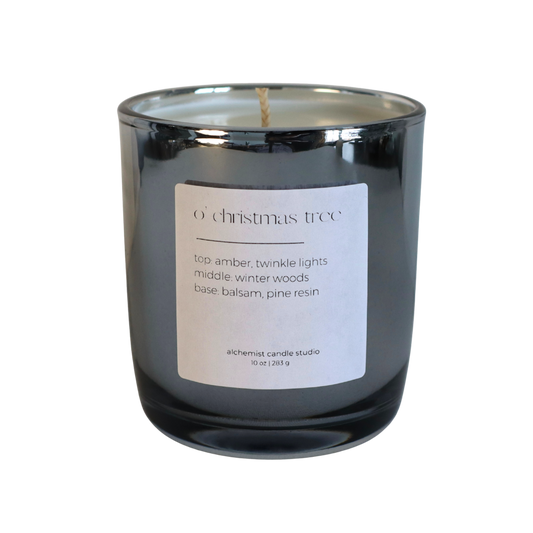 O' Christmas Tree | metallic glass candle