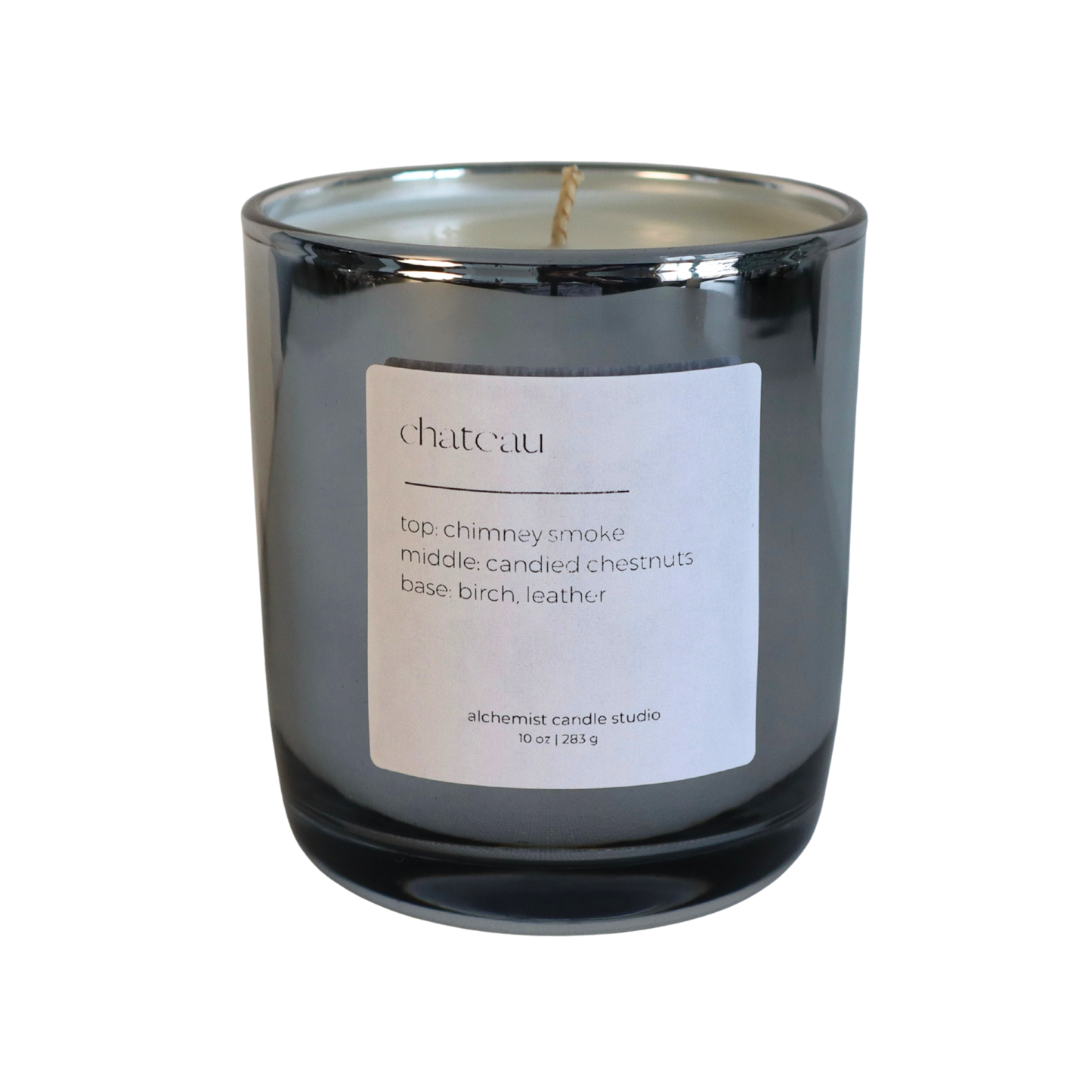 Chateau | metallic glass candle
