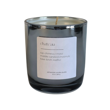 Chateau | metallic glass candle