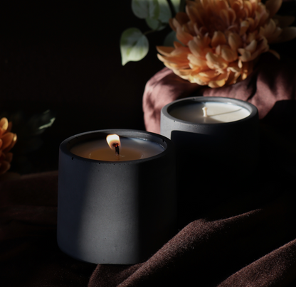 Hardcover | concrete candle