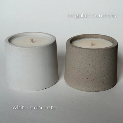 Gilded Fizz | concrete candle
