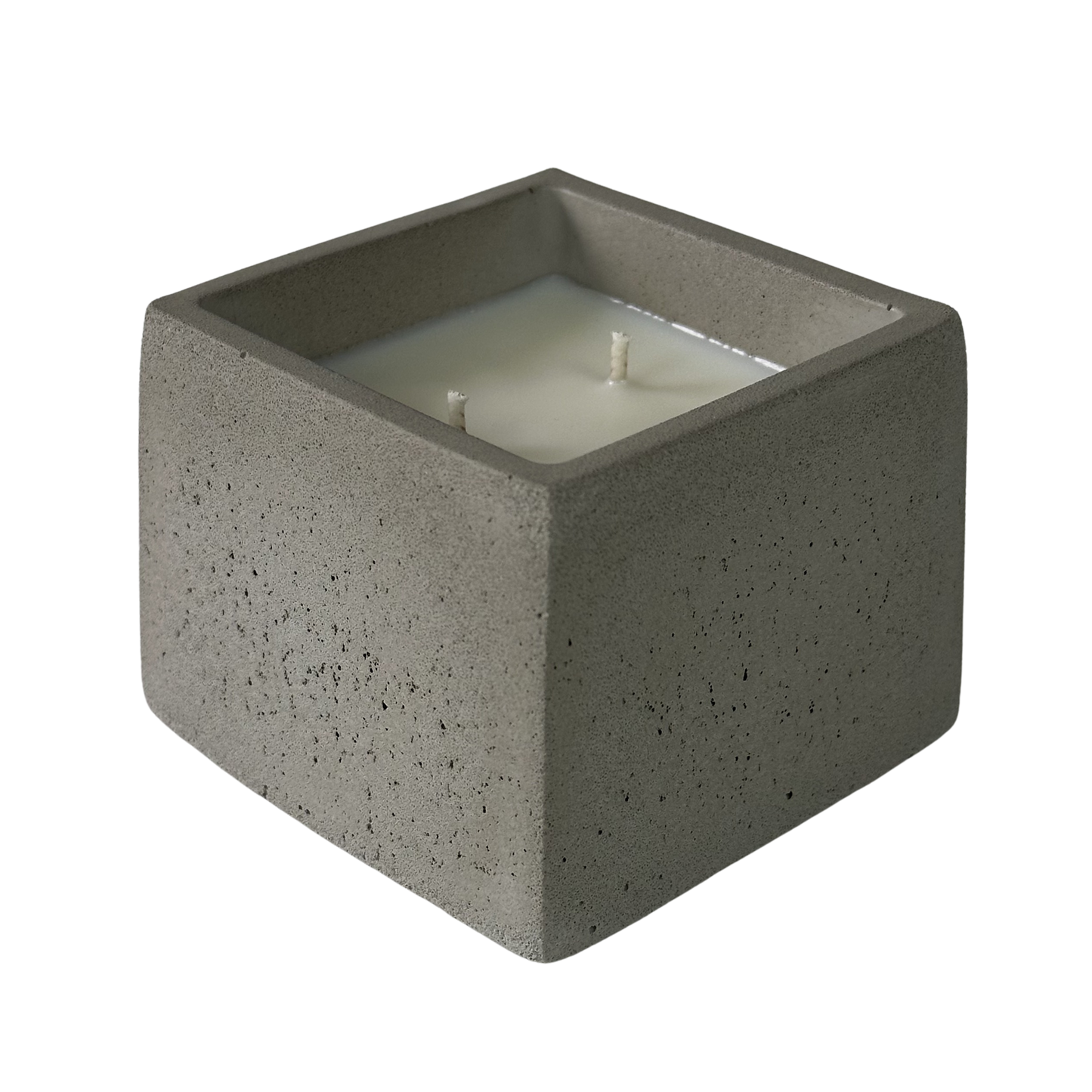 Lost in the Stacks | concrete candle