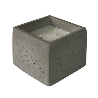 Lost in the Stacks | concrete candle