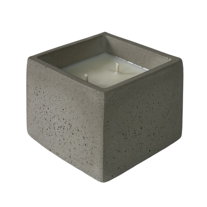 Geranium + Incense | concrete candle