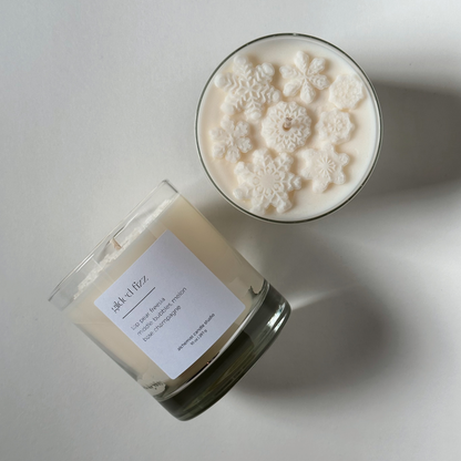 Gilded Fizz | glass candle