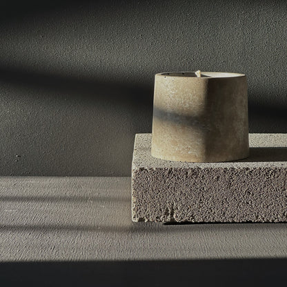 Gingered Amber | concrete candle