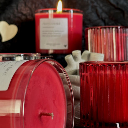 Saint Valentine | glass candle