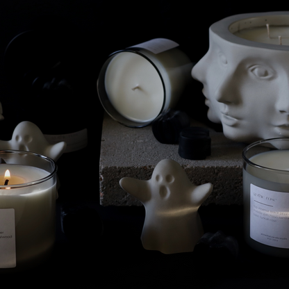 All Hallows' Eve | glass candle