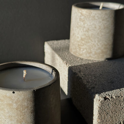 Gingered Amber | concrete candle