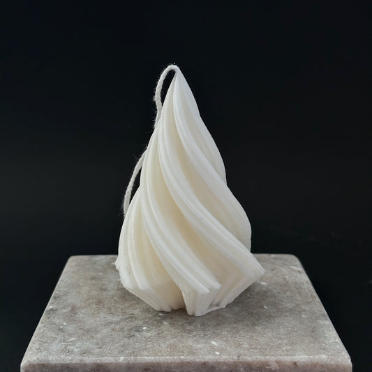 Spiral Tree Short | sculptural candle