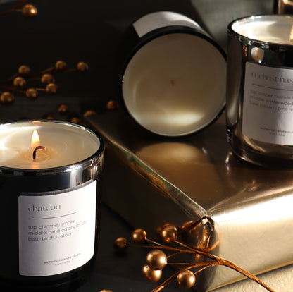 Saint Nicholas | metallic glass candle