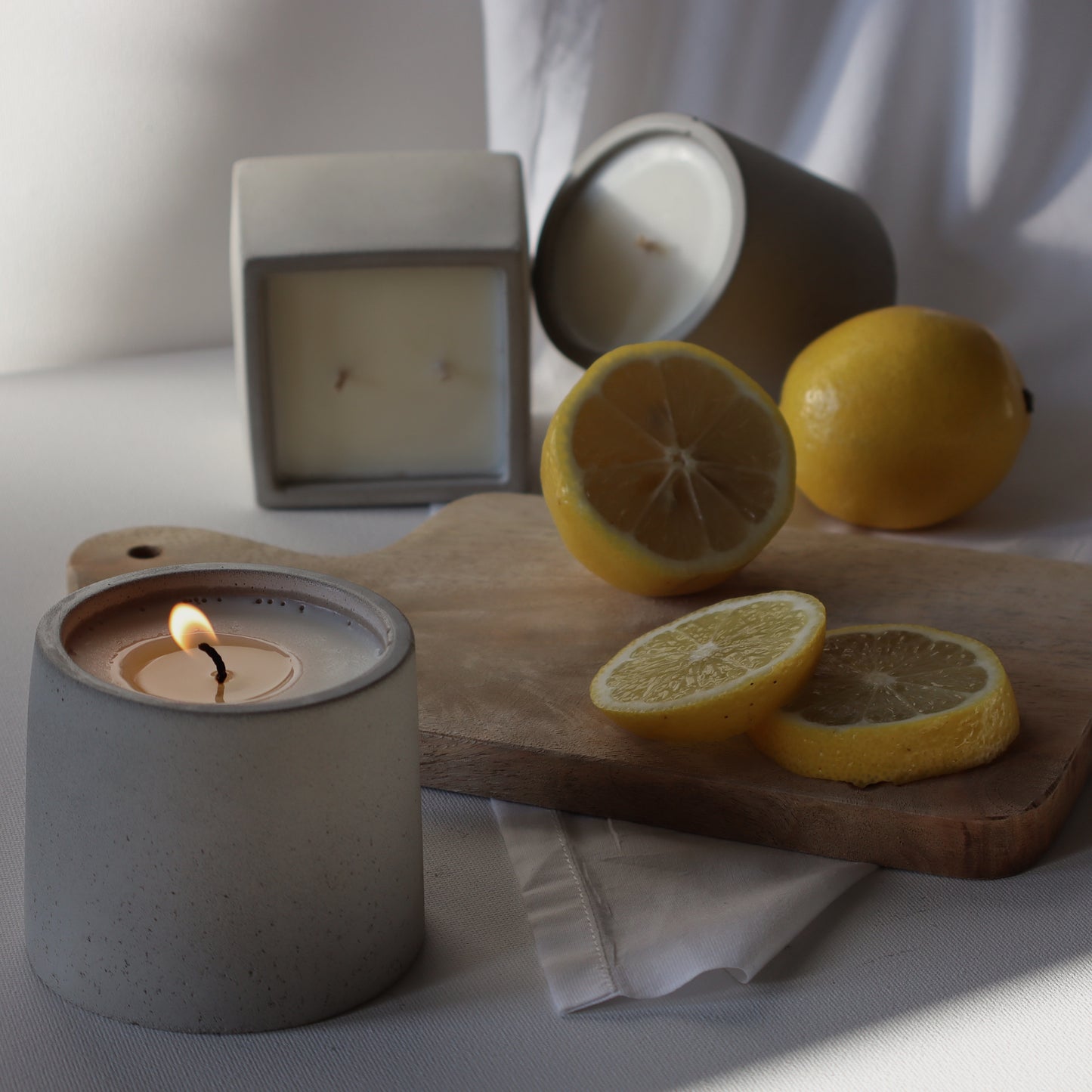 Sweet Sun Tea | concrete candle