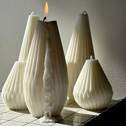 Lantern Short | sculptural candle