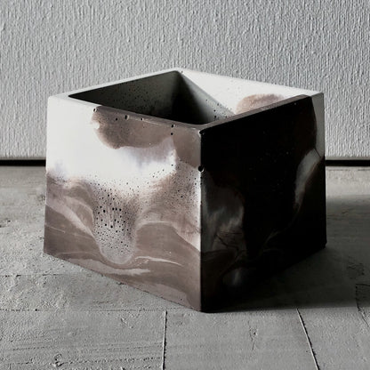 Marbleized Square Votive