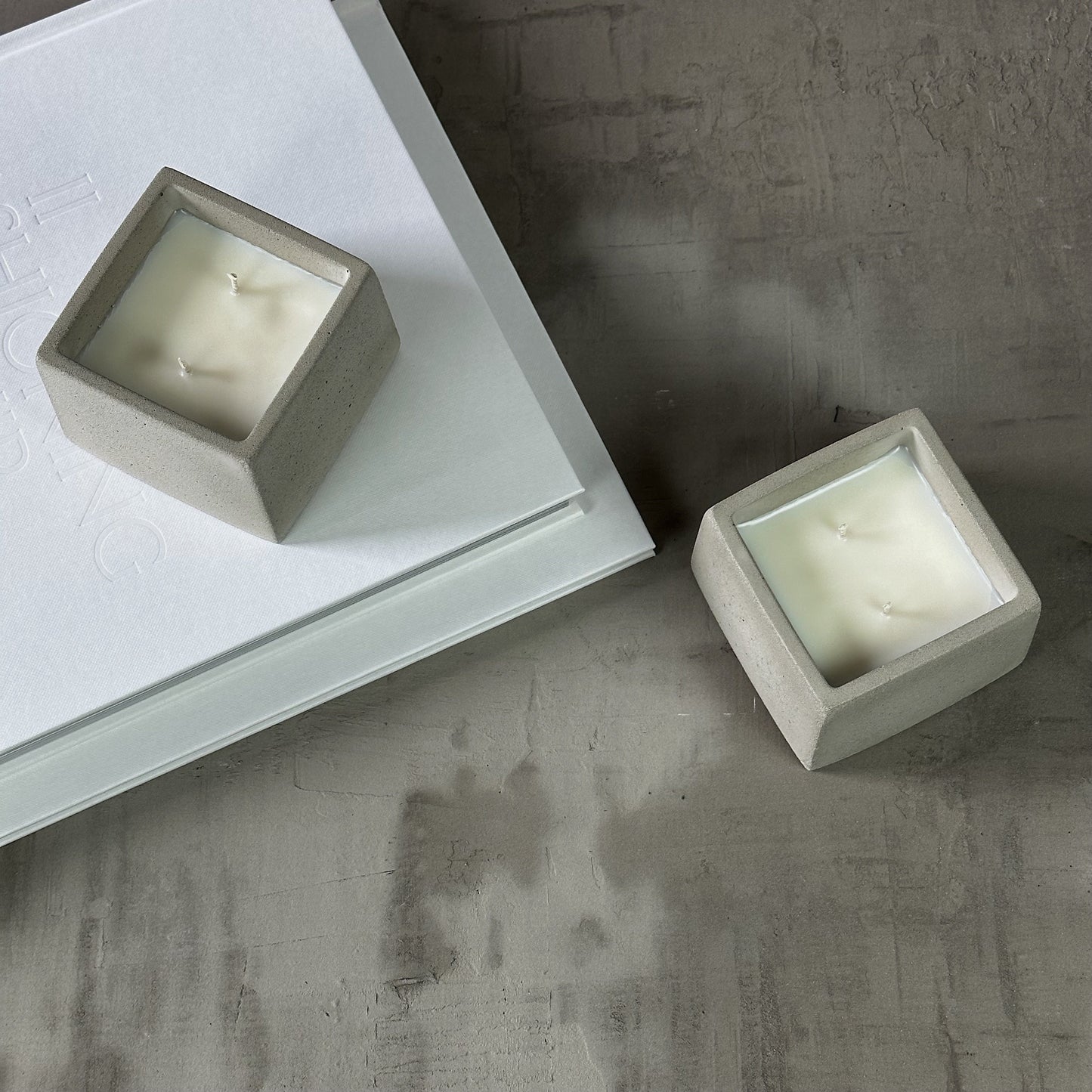 The Mossy Path | concrete candle