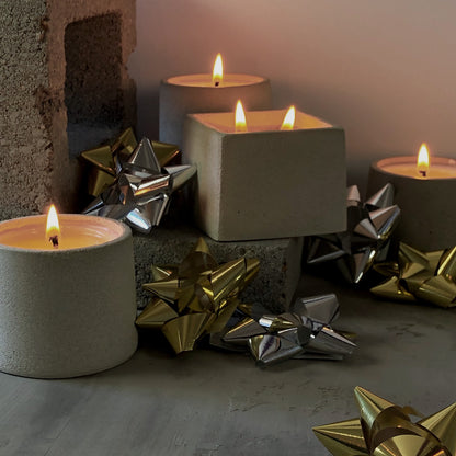 Trim the Tree | concrete candle